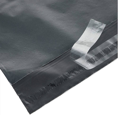50 Stück | 50 Stück | Robuster Polybeutel 4XL | 450x550 | schwarzer, verstärkter Folienumschlag 