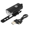 LED Fahrradlicht Set | Radlicht Set bestehend aus Vorderlicht & Rücklicht aufladbar über USB | XME CREE 3W LED, 300lm, 3 Leuchtmodi, 800mAh | 5 LEDs, 7 Leuchtmodi, 15lm