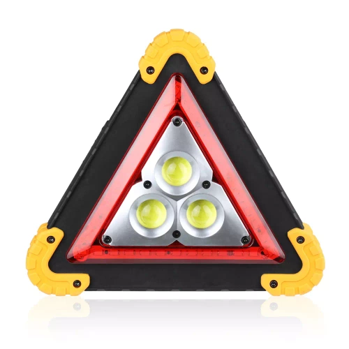 Taschenlampe - Warnblinkleuchte mit 3x LED und Powerbank-Funktion, betrieben mit 4x AA oder 2x 18650 | W838v2
