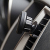 Kfz-Magnet-Handyhalterung mit schwenkbarem Kopf | für Lüftungsgitter | 2 Metallplatten | PSI-M005