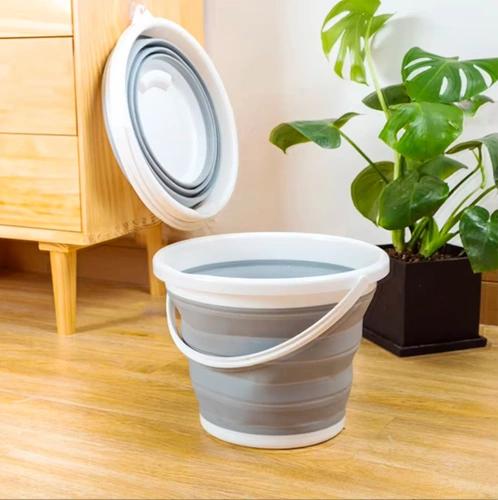 Camping-Schüssel | 10 l | faltbar universell | Silikon-Babywanne | tragbarer Eimer | XCP-10L