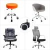 Bürostuhlrollen | Set 5 Stück | für Möbel und Drehstuhl | WXL-D50MM-5PCS