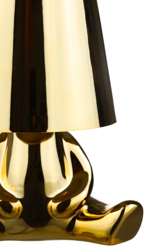 Moderne Tischleuchte mit Touch-Bedienung | Nachttischlampe mit integriertem Akku | gold | HJA23-B-GOLD