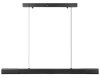 Moderne rechteckige Pendelleuchte | Fernbedienung | LED | schwarz | SX41-80CM-32W-BK