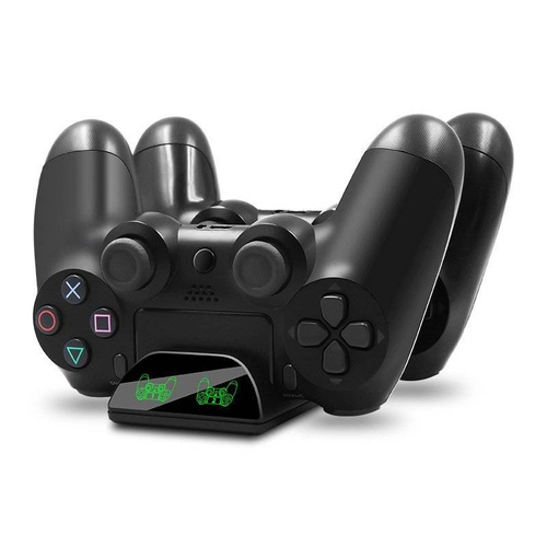 Ladegerät für PS4 / Slim / Pro Controller | LED-Display | HB-P03