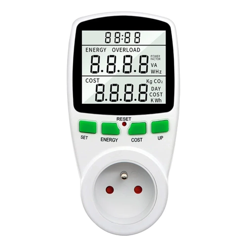 Stromverbrauchsmessgerät mit Stecker | 230 V | VA-079-EU