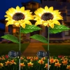 LED-Gartenleuchte Solarblume | 68 cm, 600 mAh | gelb | FLD-21-YELLOW