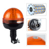 LED Warnleuchte auf Pfosten montiert | Warnblitz | Drehlicht | LED-03L-3-V2