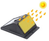 Solarleuchte mit LED und Bewegungs- und Dämmerungssensor | 30 LED-Lampen | SSL-30LED