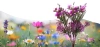 Solarblume | Solar-LED Gartenlampe Orchideenstrauß | 60 cm, 600 mAh | FLD-16-LILA