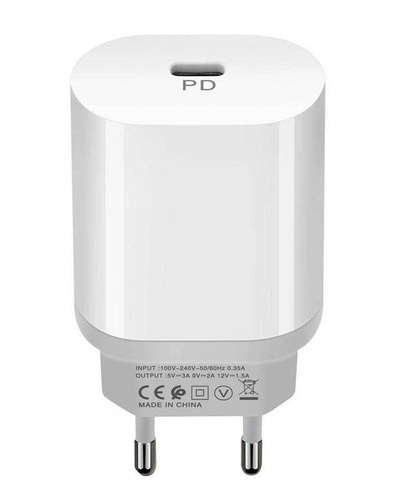 Netzladegerät 18W | USB-C Power Delivery 3.0 | PD-70-White