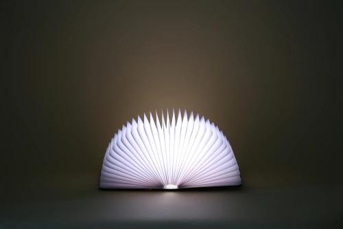 Tischlampe in Buchform | LED-Nachtlicht | Stimmungsvolle Lampe für Wohnzimmer, Schlafzimmer | XL-1856