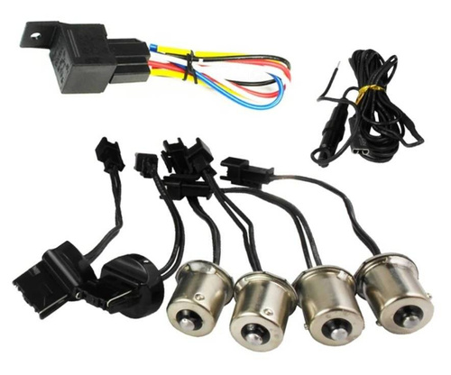 DRL 2-in-1 mit Blinker | Glühbirnen 24 SMD 3020 | LED-Tagfahrlichter | AUTOMAT | F2-24SMD