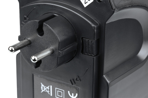 Elektrischer Heizlüfter, Mini-Thermoventilator, Heizgerät | 2 Geschwindigkeiten | Thermostat 15–32 °C | Timer | JM-112