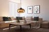Moderne Glas Pendelleuchte | Braun | GB-D28-BR