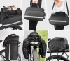 Wasserdichte Fahrradtasche für den Kofferraum 27L | Fahrradtasche mit Regenhülle und Reflektoren | Robuste 3-in-1 Fahrradtasche | ZTB-670