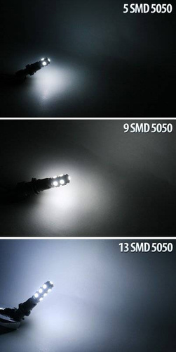 LED-Autolampe BA9S 5 SMD 5050 CAN BUS