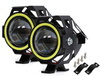 LED-Zusatzscheinwerfer Set | CREE U7S mit integriertem COB-Ring | U7S