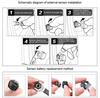 Kabelloses TPMS-System | 4 Reifendruck- und Temperatursensoren | T1W-AA
