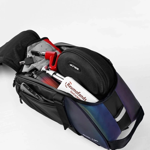 3in1 Fahrradtasche für den Kofferraum 8L | Wasserdichte Tasche mit Reflektoren | Geräumige Hinterradtasche für den Kofferraum | FGTB-02