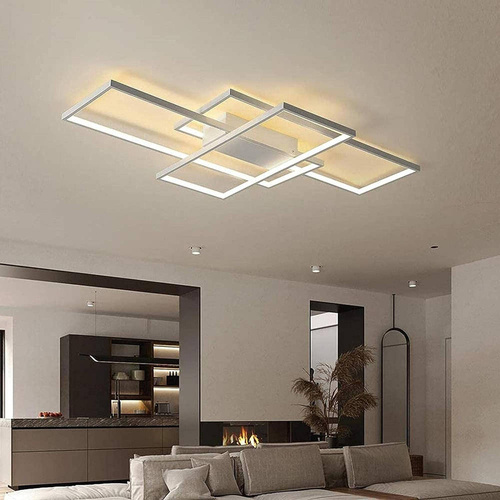 Moderne mehrteilige Pendelleuchte | LED-Deckenleuchte | Weiß | XL-016-50W-W