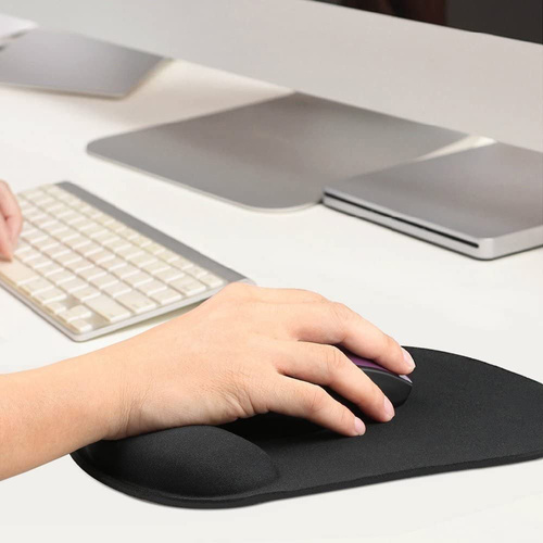 Ergonomische Mauspad mit Gel-Handgelenkauflage | 19x23 cm | MP-005
