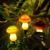 Garten Solar-LED-Lampe Pilze 3 Stück | 22 cm, 600 mAh | FLD-19-W