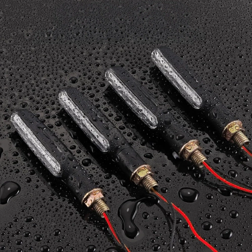 Dynamische LED Blinker für Motorräder | 12 LEDs | Blase | 4 Stück | MSL-12LED-04