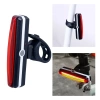 Leistungsstarkes COB 100lm Fahrradrücklicht | Fahrradlicht mit eingebautem Akku - USB wiederaufladbar | Leichtes Fahrradlicht 40g | BK-L2266