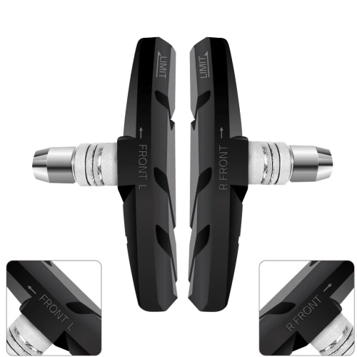 Fahrrad Bremsbeläge V-Brake | Asymmetrische Anschraubklötze 70mm | SJSCP-03-B