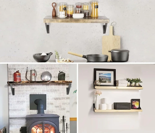 Regalträger Set | 2 Stück | Winkel für Regalbrett 15 cm | FB-V15CM