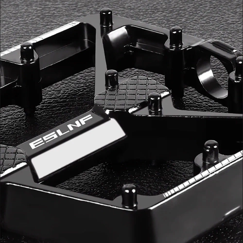 Plattform-Pedale Fahrrad | Aluminium mit Pins, DU-Lager, MTB Trekking | 10EE0001