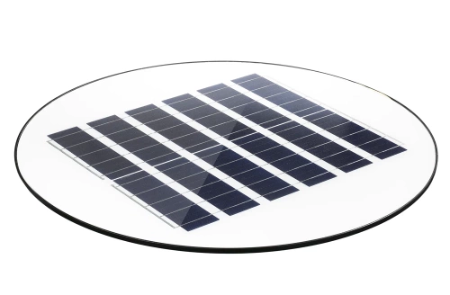 Straßenlaterne, Solar-LED-UFO-Lampe | 1000W, 12Ah, IP65, 672 LED SMD5730 | großer 6V/15W-Solarmodul | Fernbedienung | LDT-B840