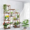 Holz Blumenständer für Töpfe | Pflanzenständer | Blumenregal | NZ239-BAMBOO