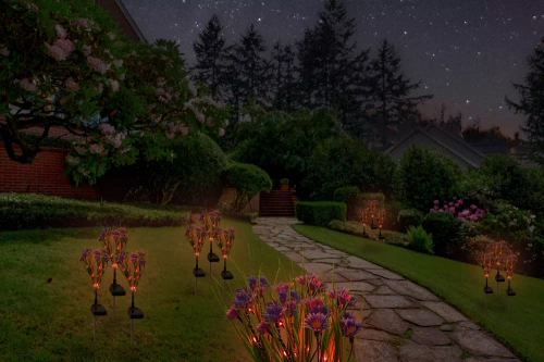 LED-Gartenleuchte Solarblume | 60 cm, 600 mAh | FLD-13-P