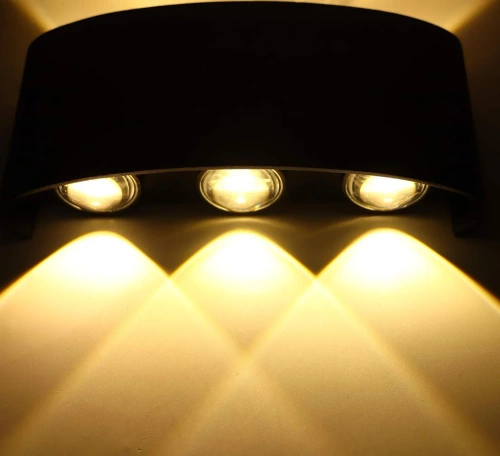 Gartenlaterne, LED-Außenwandleuchte | oben - unten | 10W, IP65 | BD-C041-10W