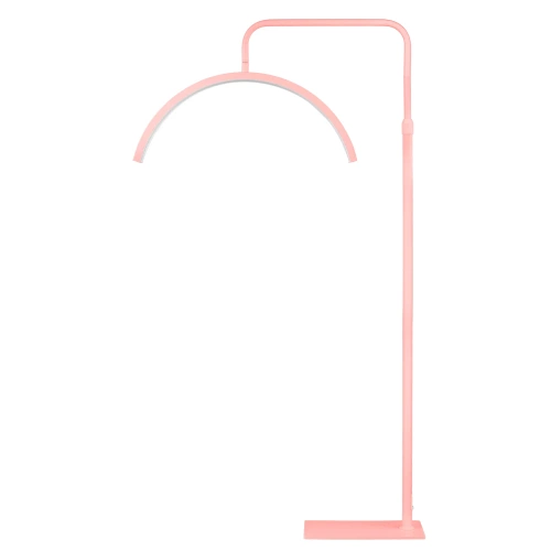 Tätowierstudio-Lampe | Schattenfreie LED-Kosmetiklampe | Bodenlampe für Kosmetiksalons, Wimpern- und Nagelstyling | EPT-135-PINK