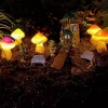 Garten Solar-LED-Lampe Pilze 3 Stück | 22 cm, 600 mAh | FLD-19-W