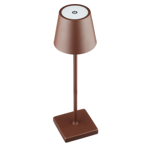 Tischlampe mit eingebautem Akku | Touch-Nachtlicht | HJA28-BROWN-1