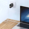 GAN | 65-W-Schnellladegerät mit USB- und PD 3.0-Anschlüssen (USB-C).
