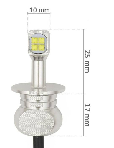 Ein Satz LED-Autolampen H3 CREE 1800 lm 40W