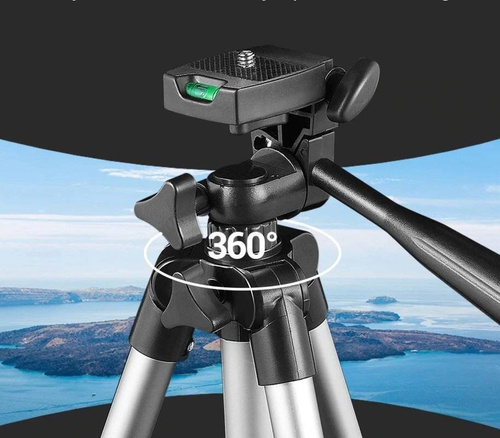 Stativ-Set | 103 cm | 1/4"-Gewinde | Bluetooth-Fernbedienung | Smartphone-Halterung | Tragetasche