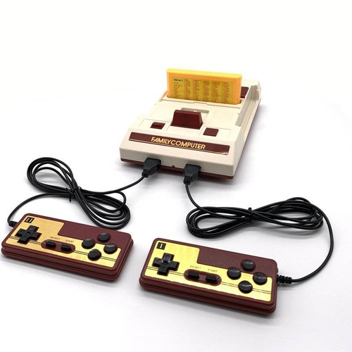 Retro Konsole FC Compact Vintage | 132 Spiele 8-Bit | RS35