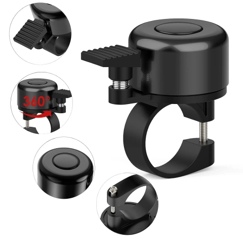 Fahrradklingel aus Metall | laute Klingel für Fahrrad oder Scooter | QTLD-274