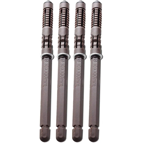 Regalträger | unsichtbarer Befestigungsarm | 4 Stück | schwarz | DF-4PCS-BLACK