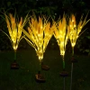 Solarblume | Solar-LED-Gartenlaterne Weizen | 73 cm, 600 mAh | FLD-44-GELB