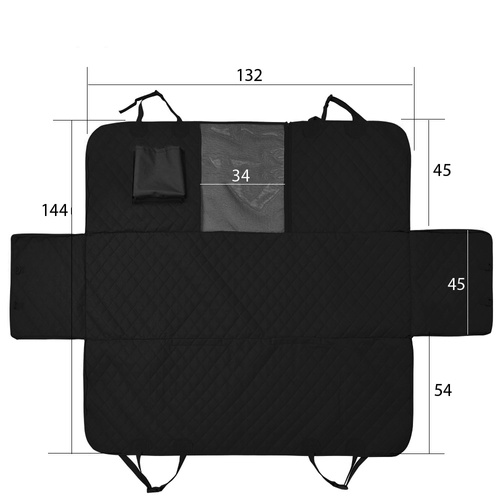 Autoschondecke für den Rücksitz | Transport von Haustieren | DM-002