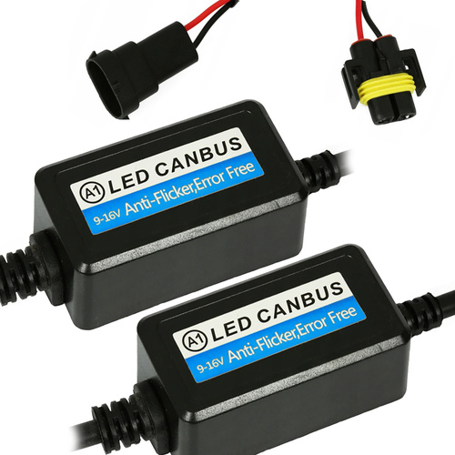 2er Set - A1 Digital H11 LED CAN BUS Filter - orange