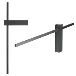 Moderne Wandleuchte 60cm 10W | Schwarze Wandlampe | LED-Lampe mit einer Farbtemperatur von 4000K | YG-W003