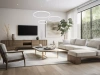 Mehrfachfunktionale moderne Pendelleuchte | LED | Weiß | RLK-C03-136W-W
